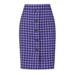 J.Crew No.3 Pencil Skirt in Mott Plaid Size 14